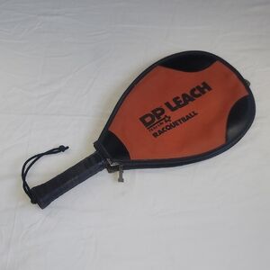 Vintage DP Leach Graphite Bandido Racquetball Racket Plus Cover, Made In USA